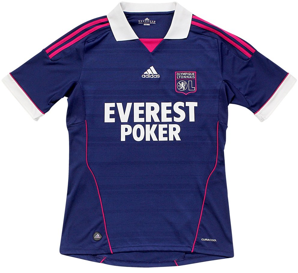 Camisa II Lyon 2011 2012 Adidas retro